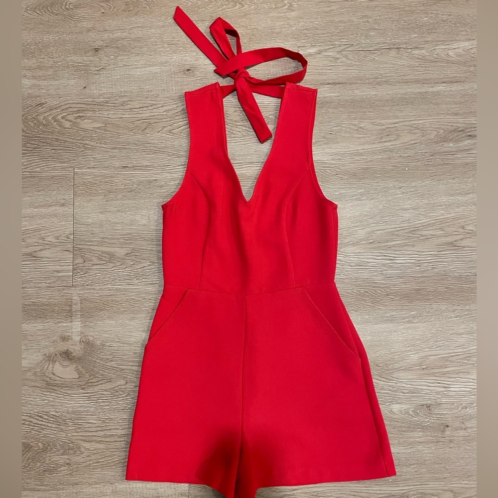 Red size 0/XS Astr romper